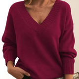 Pull à col en V pour femme | Style décontracté