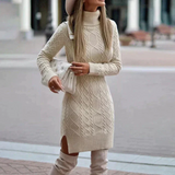 Robe pull en tricot pour femmes | Coupe classique