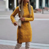 Robe pull en tricot pour femmes | Coupe classique