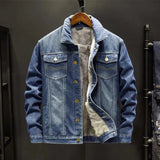 Veste en denim pour hommes | Doublure polaire