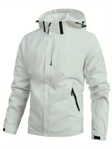 Veste de pluie pour hommes | Capuche amovible