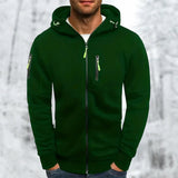 Veste zippée à capuche pour hommes | Coupe moderne