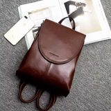 Sac à dos pour femme | Fermeture à rabat et bretelles réglables