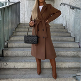 Trench-coat Long pour Femme | Fermeture à Double Boutons