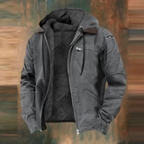 Veste à capuche zippée pour Homme | Doublure chaude