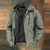 Veste à capuche zippée pour Homme | Doublure chaude