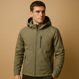 Veste coupe-vent pour hommes | Capuche intégrée