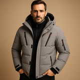 Veste d’hiver pour hommes | Capuche ajustable
