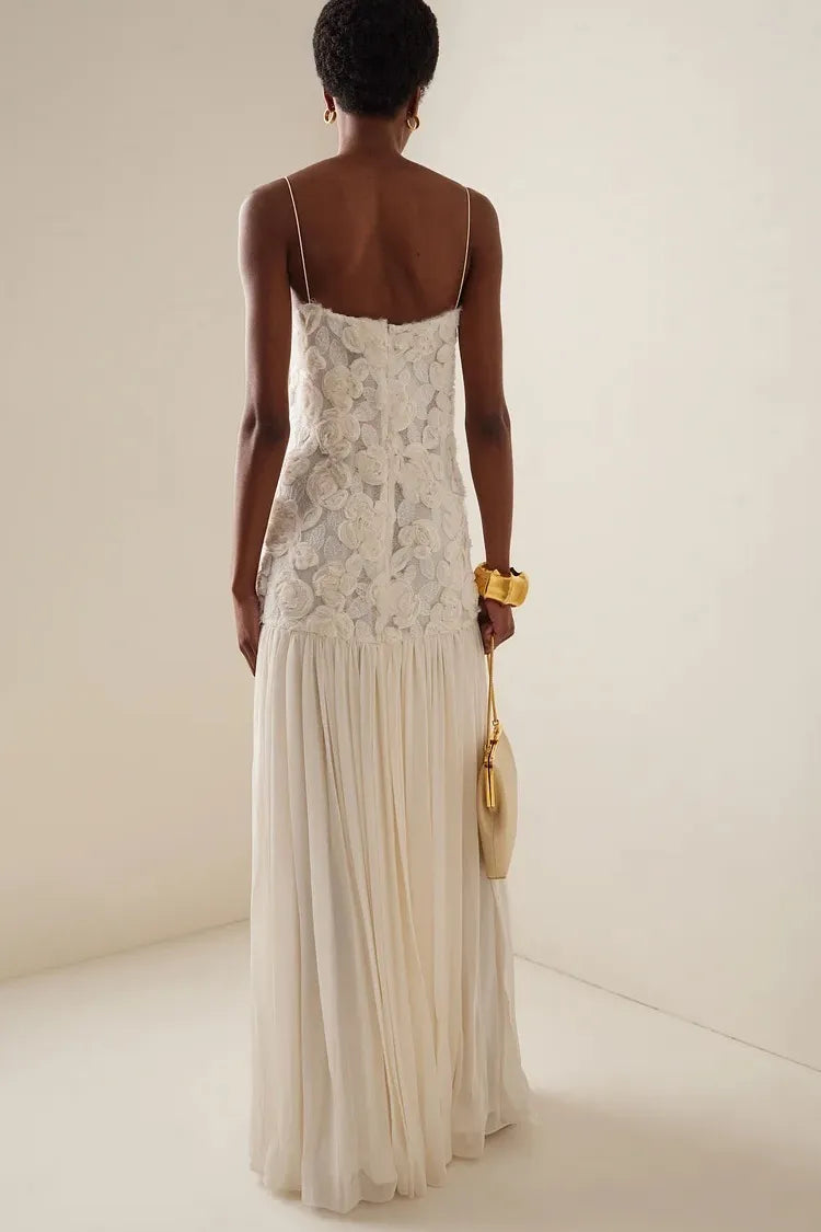 Tirenta - Robe Chiffon Éclat de Jardin