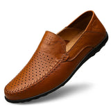 Perforowane mokasyny męskie | Soler Sole