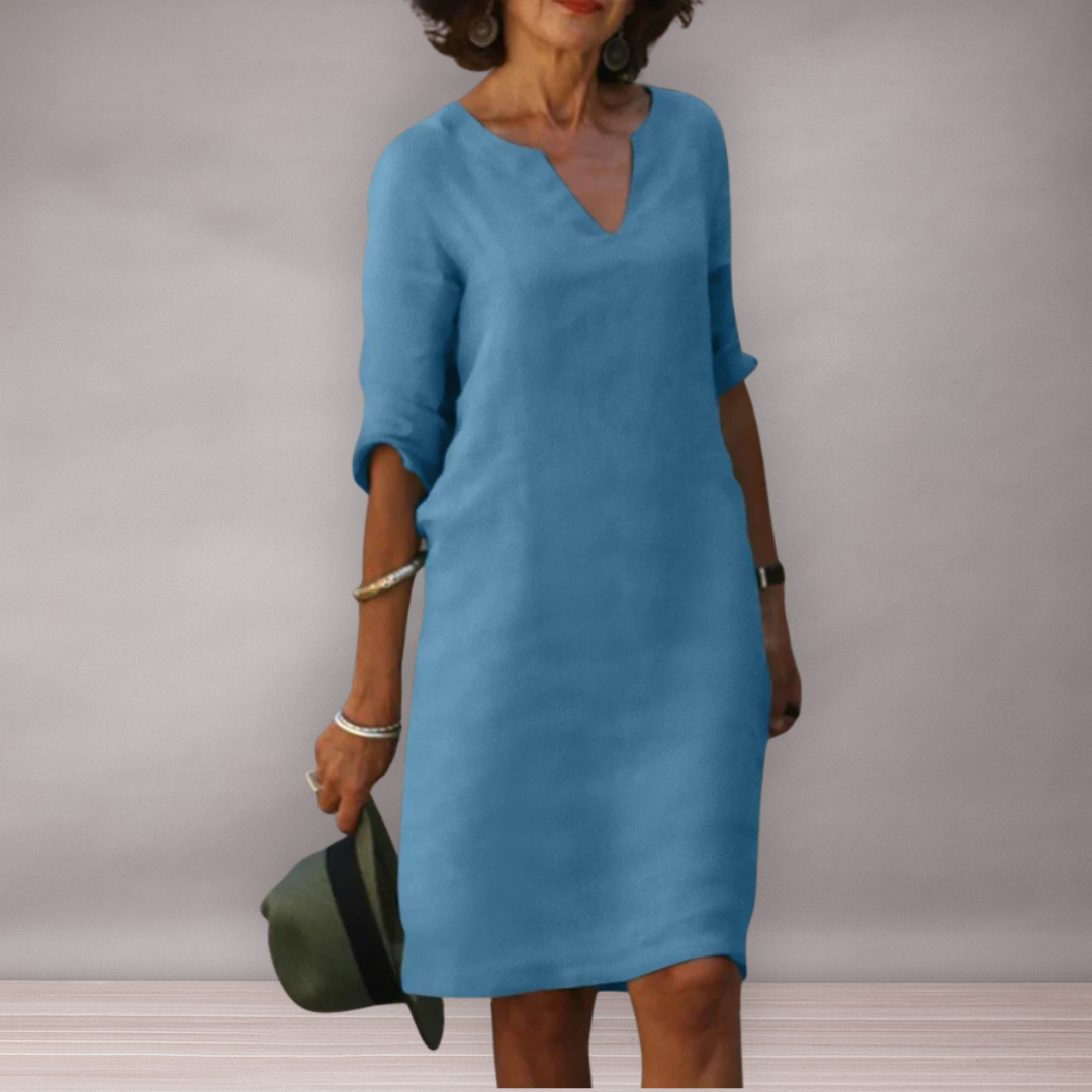 Ample midi dress for women on a daily basis | Simple