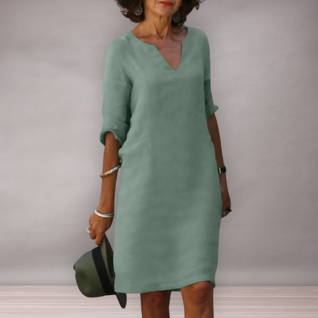 Ample midi dress for women on a daily basis | Simple