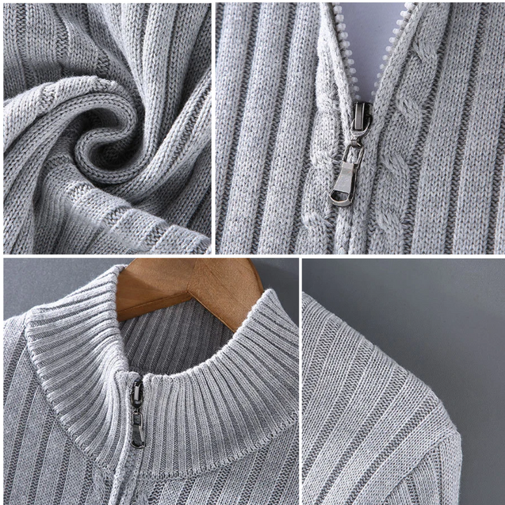 Fergal |  Cardigan zippé pour homme | Chaud