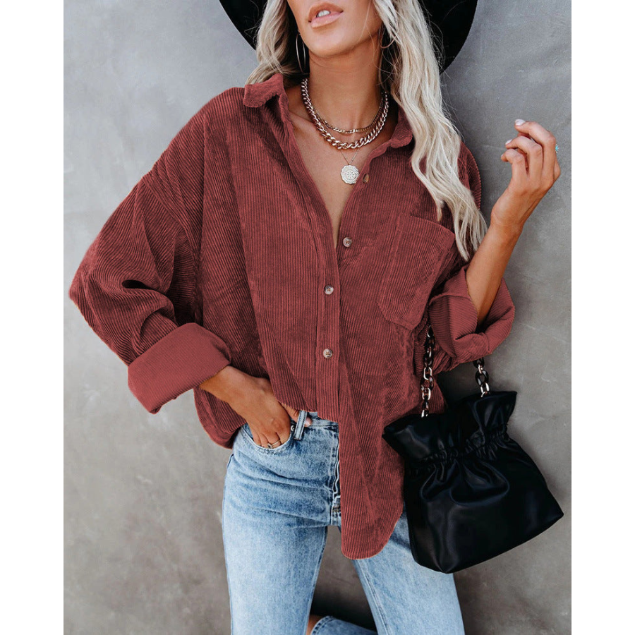 Carine | Chemise manche longue pour femme | Élégante