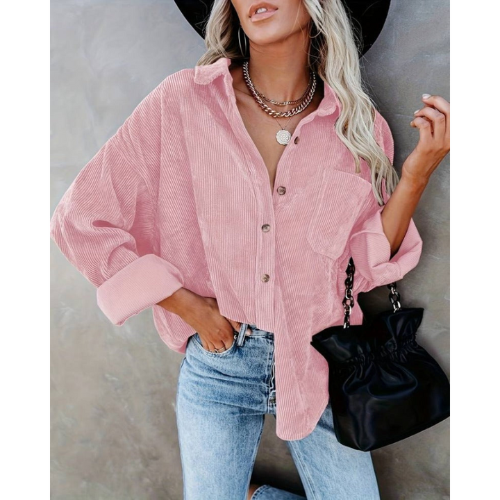Carine | Chemise manche longue pour femme | Élégante