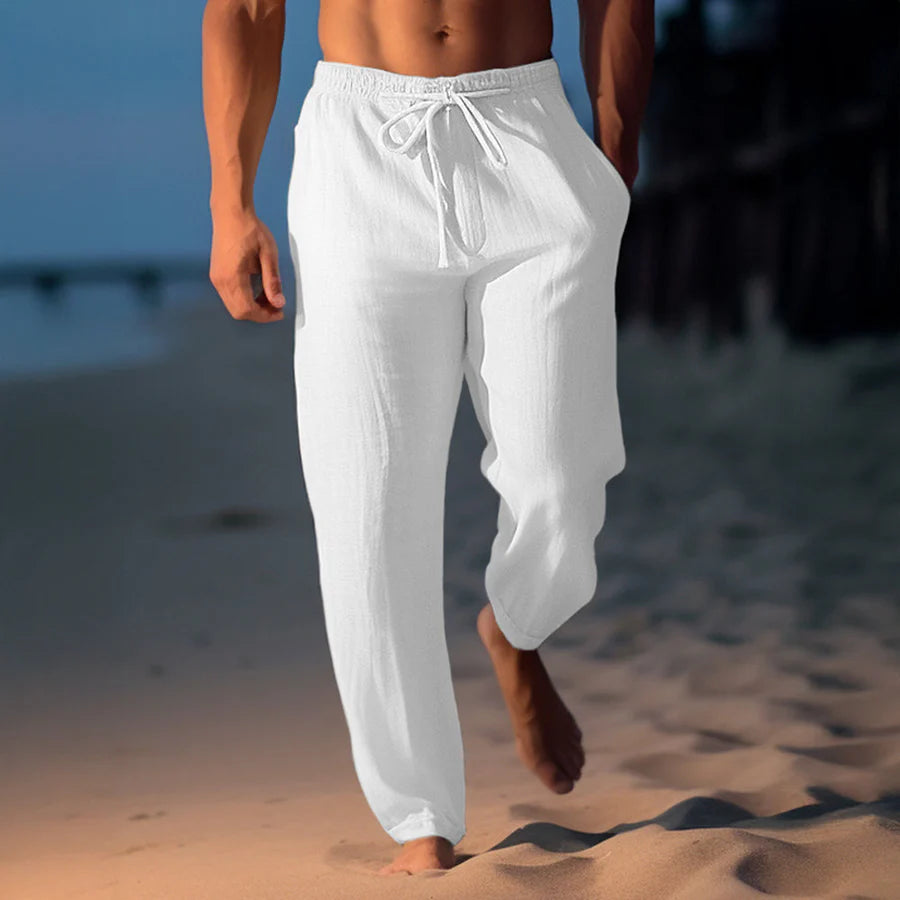 Tirenta | Elegant comfort linen pants