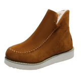 Bottes de neige à semelle en caoutchouc pour femmes | Slip-On