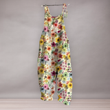 Combinaison ample pour femmes à imprimé floral | Colorée