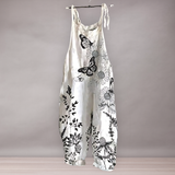 Combinaison ample pour femmes à motif papillons | Monochromatique