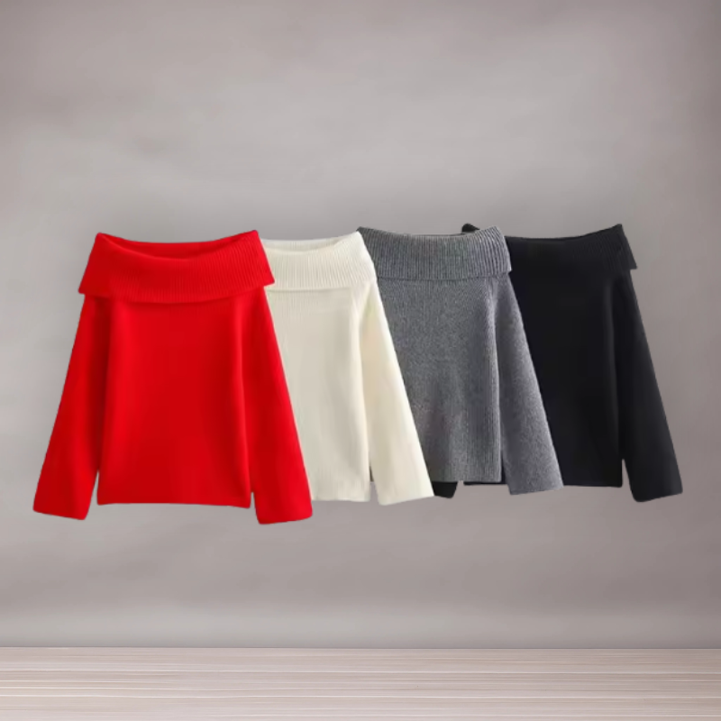 Sweter gołego ramion | Elegancki