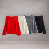Sweter gołego ramion | Elegancki