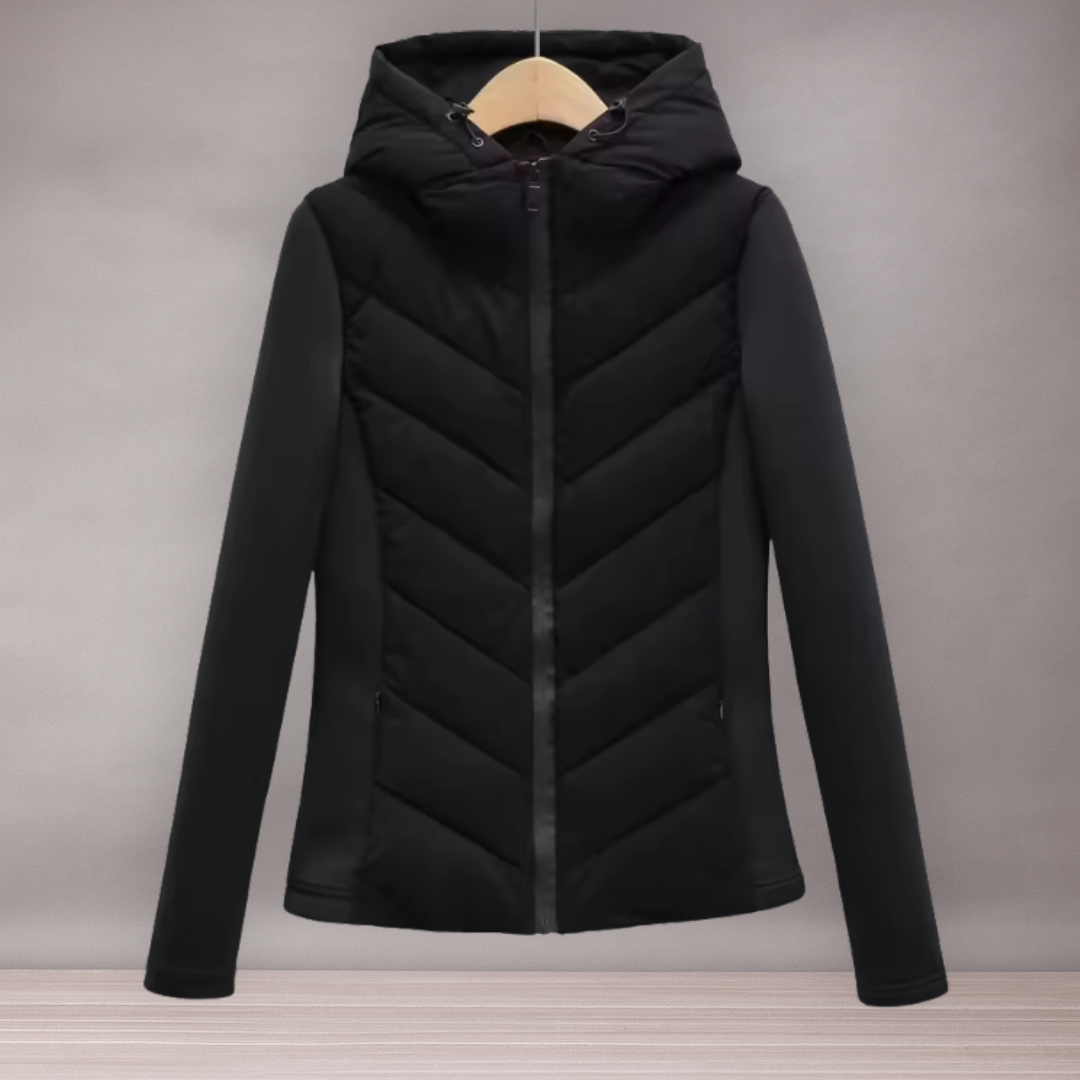 Veste Matelassée Femme Coupe Ajustée | Avec Capuche Légère