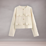 Veste structurée pour femmes à boutons | Élégante