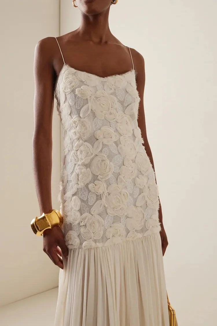 Tirenta - Robe Chiffon Éclat de Jardin