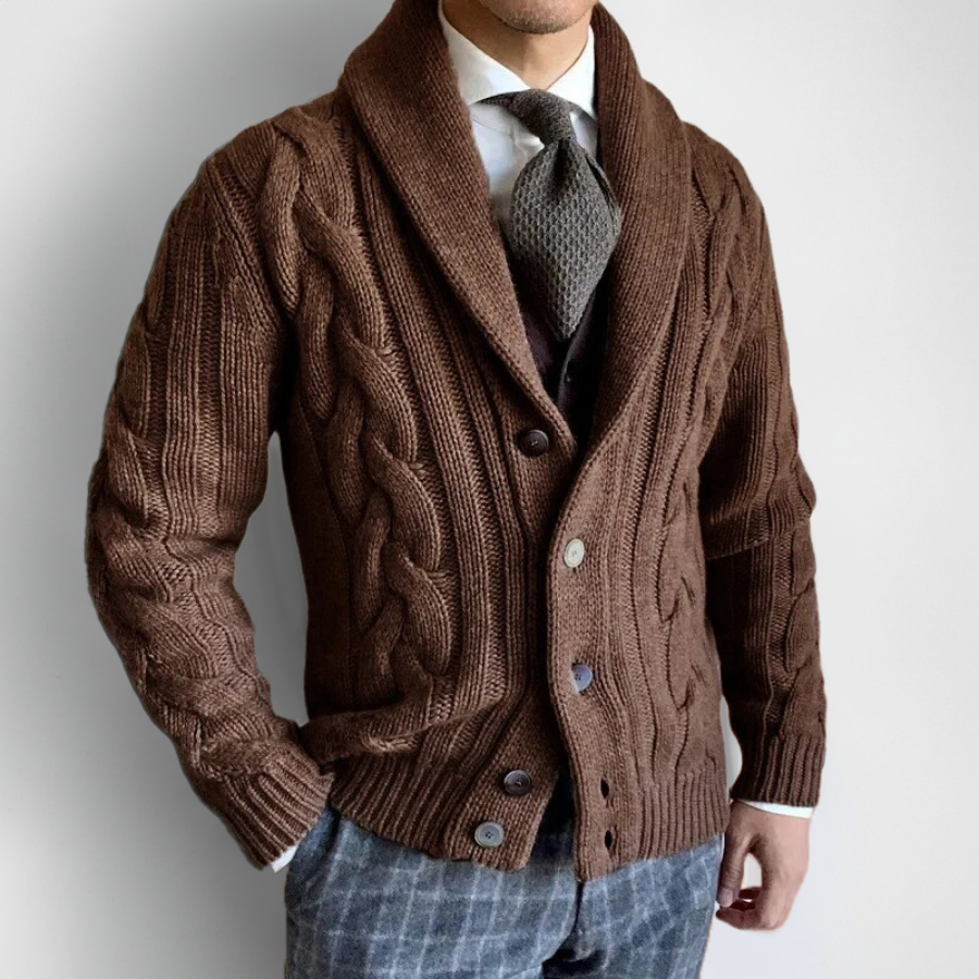 Mathis | Cardigan d'hiver pour hommes  | Élegant