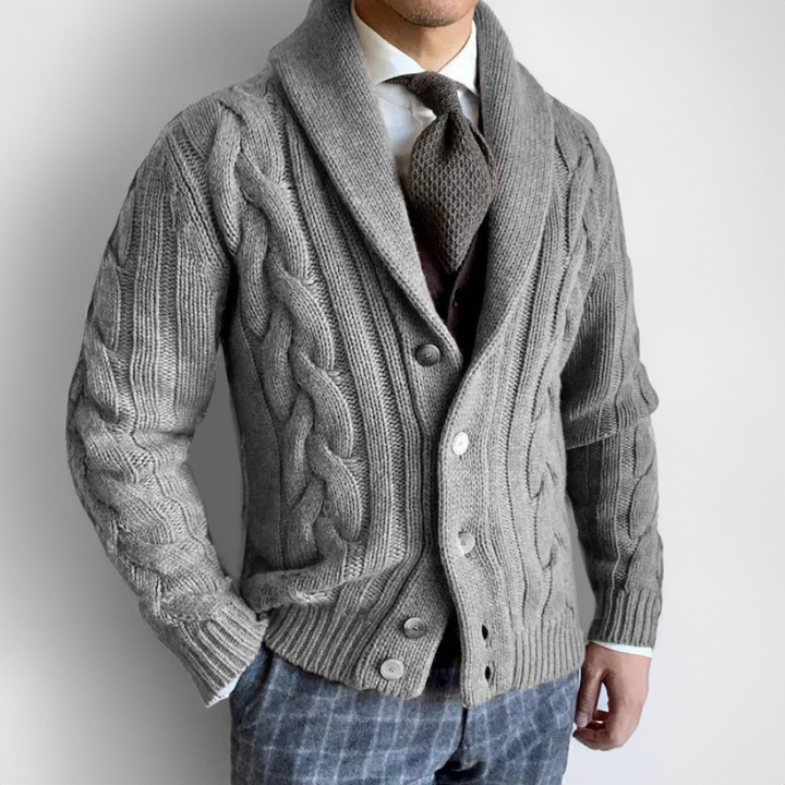 Mathis | Cardigan d'hiver pour hommes  | Élegant