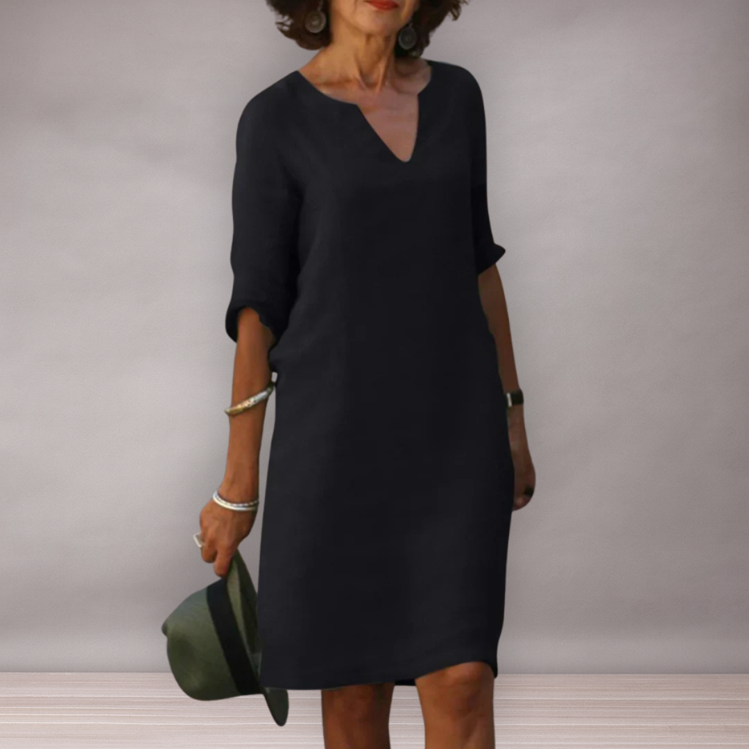 Ample midi dress for women on a daily basis | Simple