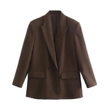 Suzanne | Blazer żeńska prosta cios | Ponadgabarytowy