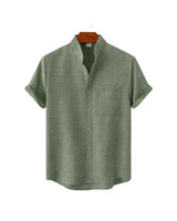 Tirenta | Chemise en Lin à Manches Courtes