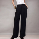 Pantalon Femme Large Élégant | Taille Haute