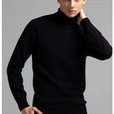 ROLLED -Collar Sweter dla mężczyzn | Długie rękawy