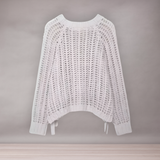 Open Knit Woman Sweter | Swobodne światło