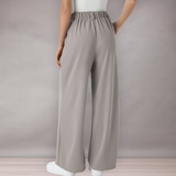 Pantalon Femme Taille Haute à Jambe Large | Coupe Décontractée