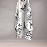 Combinaison ample pour femmes à motif papillons | Monochromatique