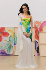 Tirenta - Élégance Sculptée – Robe One Shoulder