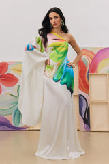 Tirenta - Élégance Sculptée – Robe One Shoulder