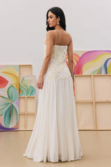 Tirenta - Robe Chiffon Éclat de Jardin