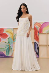 Tirenta - Robe Chiffon Éclat de Jardin