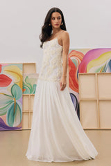 Tirenta - Robe Chiffon Éclat de Jardin