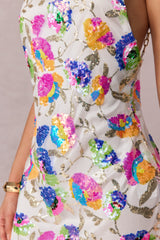 Tirenta - Robe Mini à Sequins Éblouissante