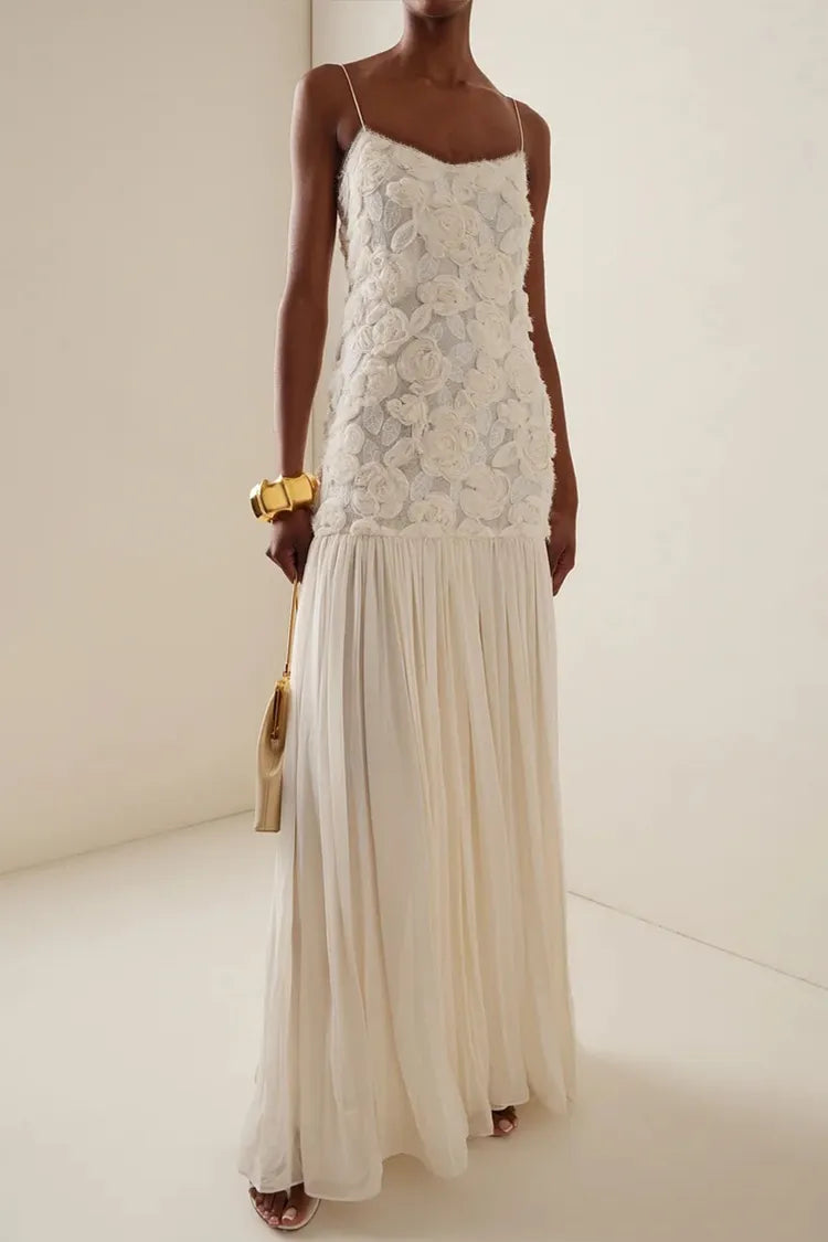 Tirenta - Robe Chiffon Éclat de Jardin