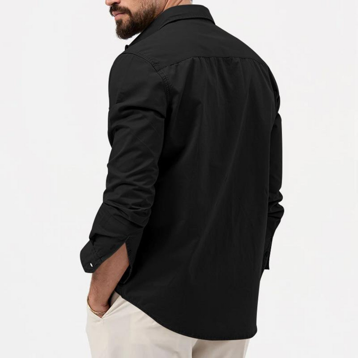 Dieter | Chemise cargo pour hommes | Manche longue