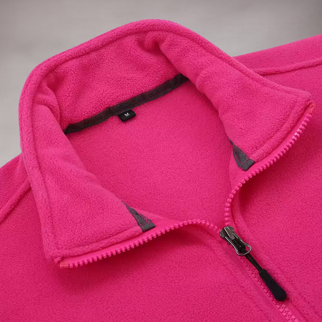 Veste Polaire Légère à Fermeture Éclair pour Femme | Décontractée