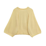 Elegancki sweter z szyi kobiety | Obsługa nietoperza