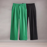 Pantalon Femme Large Élégant | Taille Haute