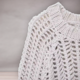 Open Knit Woman Sweter | Swobodne światło